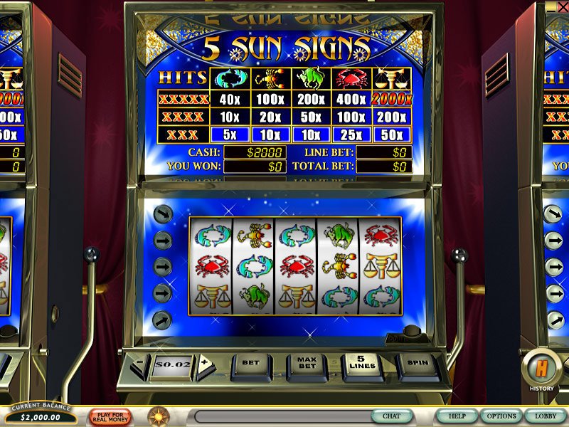 5 Sun Signs Slots