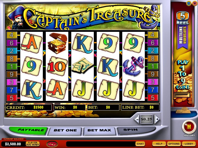 Captains Treasure Slots