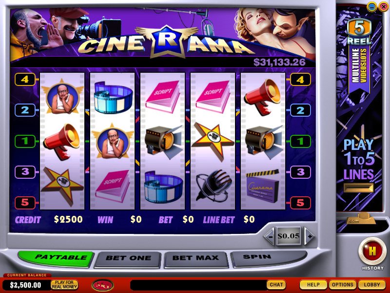 Cinerama Progressive Slots