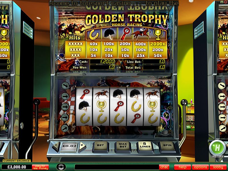 Golden Trophy Horse Racing Slots