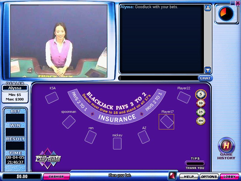 Live Blackjack