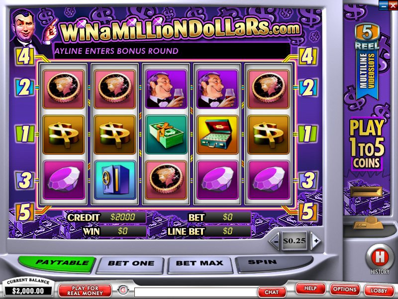 Win a Million Dollars com Slots
